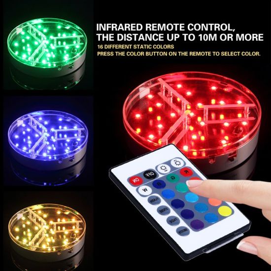 Đèn Led sử dụng pin. 6inch LED light base