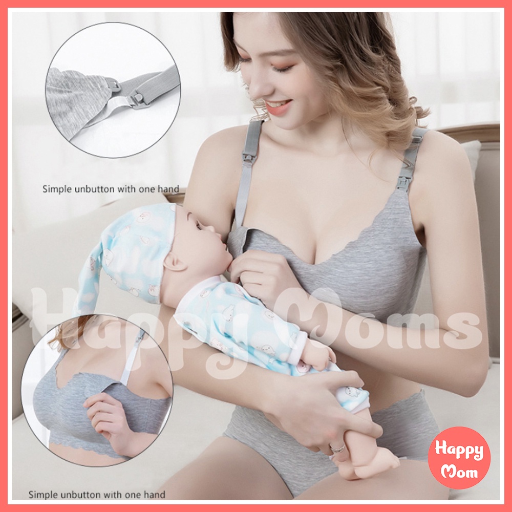 Áo Ngực Bầu - Áo Lót Sau Sinh EnjoyPreg Vải Modal Siêu Mềm Mịn cho mẹ bầu và cho con bú