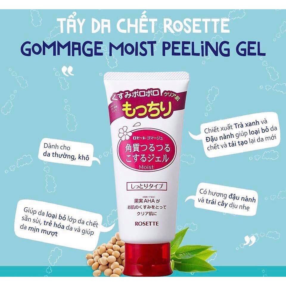 Tẩy Da Chết Rosette Peeling Gel 120g Nhật Bản ( số 1 Cosme Nhật )