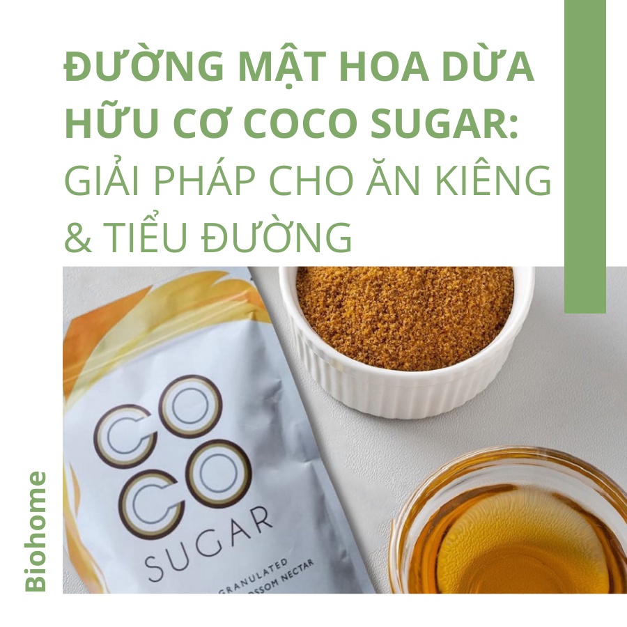 Đường Mật Hoa Dừa Hữu Cơ PT Coco Sugar túi 454g - Tốt Cho Bệnh Nhân Tiểu Đường, phù hợp chế độ ăn kiêng