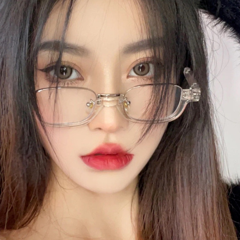 Kính mát gọng kim loại oval chống tia UV400 phong cách Hàn Quốc thời trang dành cho cả nam và nữ