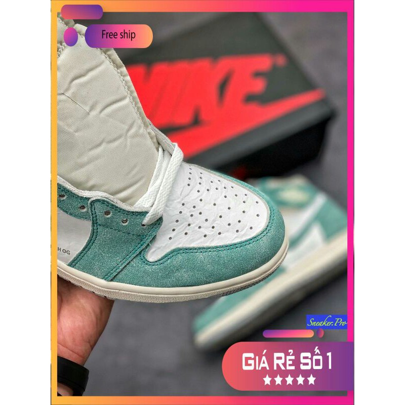 (FREESHIP+HỘP+QUÀ) Giày thể thao AIR JORDAN 1 Retro High Turbo Green xanh ngọc nhạt siêu đẹp cho nam và nữ siêu đẹp | BigBuy360 - bigbuy360.vn