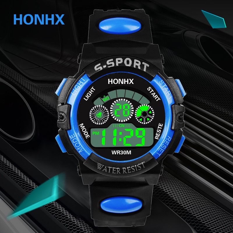 Đồng hồ điện tử nam nữ S-Sport thể thao cá tính, full chức năng