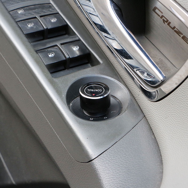 Miếng Dán Nút Công Tắc Gương Chiếu Hậu Trang Trí Nội Thất Xe Hơi Chevrolet Chevy Cruze 2009-2014
