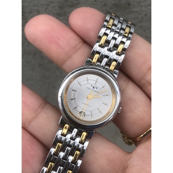 Đồng hồ nữ TECHNOS MÁY THUỴ SĨ HÀNG 2hand