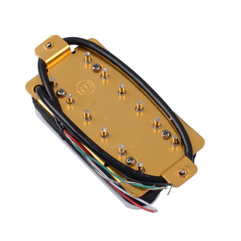 Set 12 Món Pickup Humbucker Hai Dây 6 Dây Màu Đen Điều Chỉnh Được Dành Cho Đàn Guitar Điện