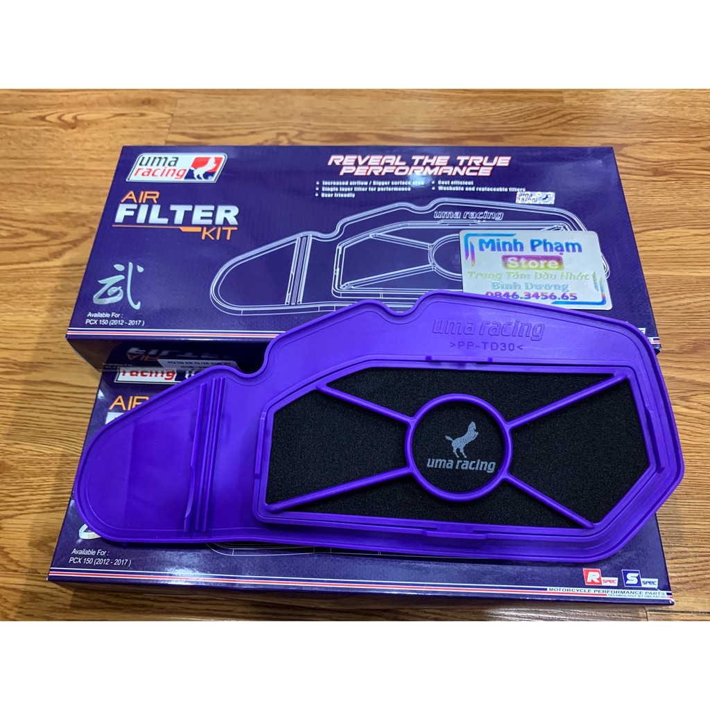 Lọc Gió Uma Racing dành cho Vario/ Click/ Air Blade chính hãng