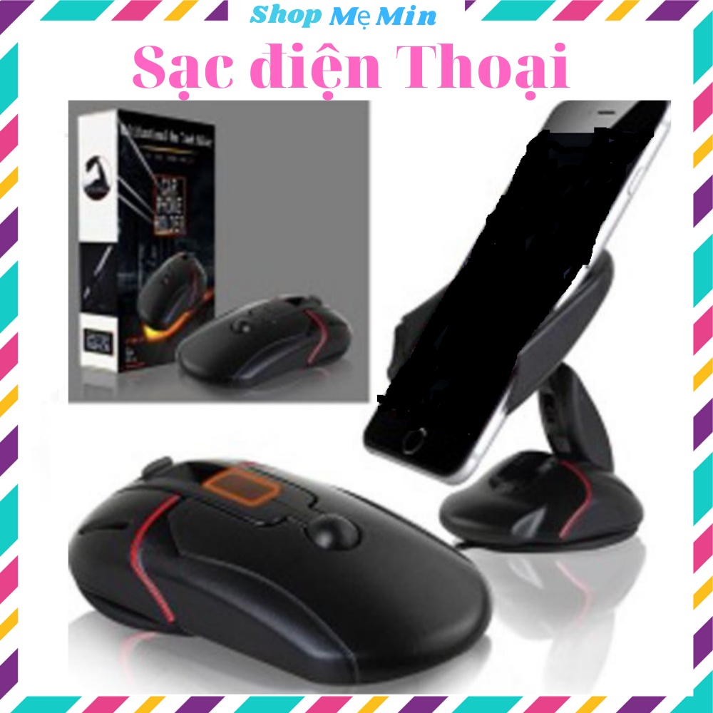 Kẹp điện thoại để Ô Tô hình chuột máy tính, siêu nhỏ gọn,cực kỳ tiện lợi