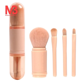 (Hàng Mới Về) Set Cọ Trang Điểm Mini Có Thể Thu Gọn Tiện Dụng Khi Đi Du Lịch