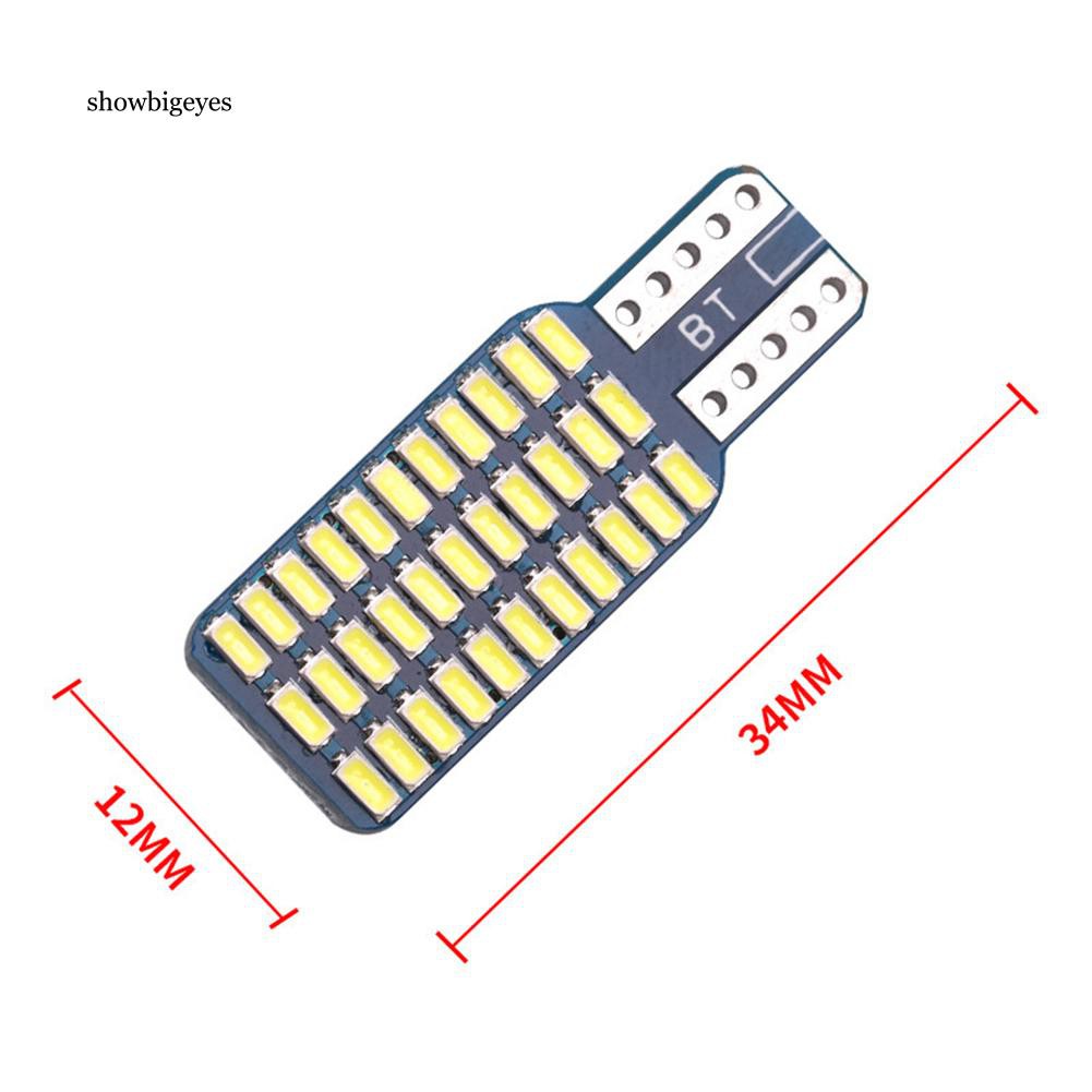 Bóng đèn chiếu sáng đọc sách trong xe hơi sgee T10 W5W Canbus 33 LED 3014 SMD