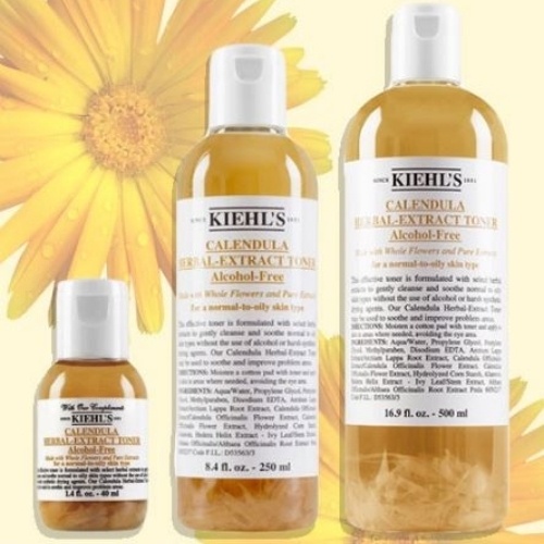 Toner hoa cúc Kiehl's chính hãng Calendula Herbal Extract Alcohol Free Toner 40ml, 250ml, 500ml - licyhouse