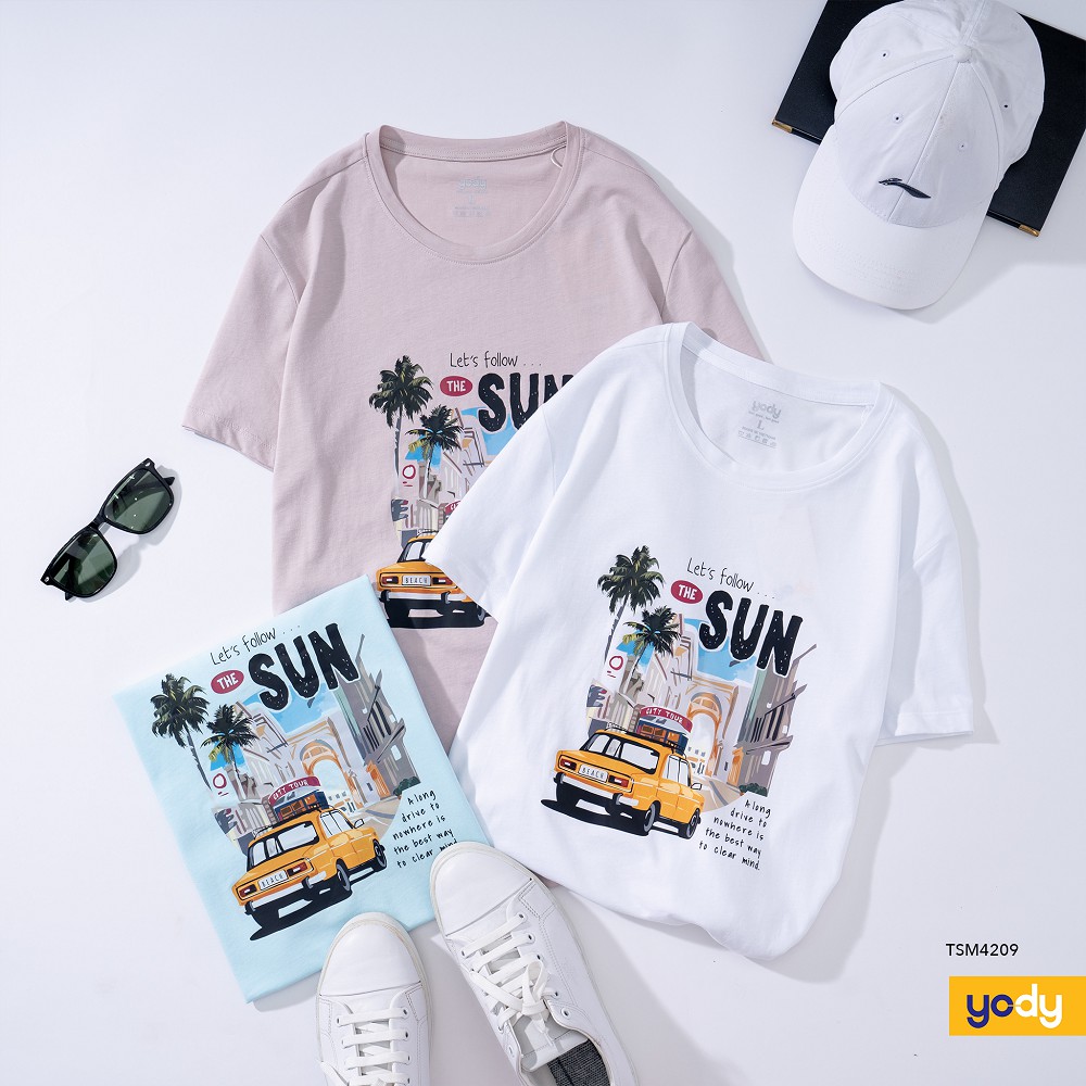 Áo phông nam Yody The Sun thấm hút thoáng mát TSM4209 | BigBuy360 - bigbuy360.vn