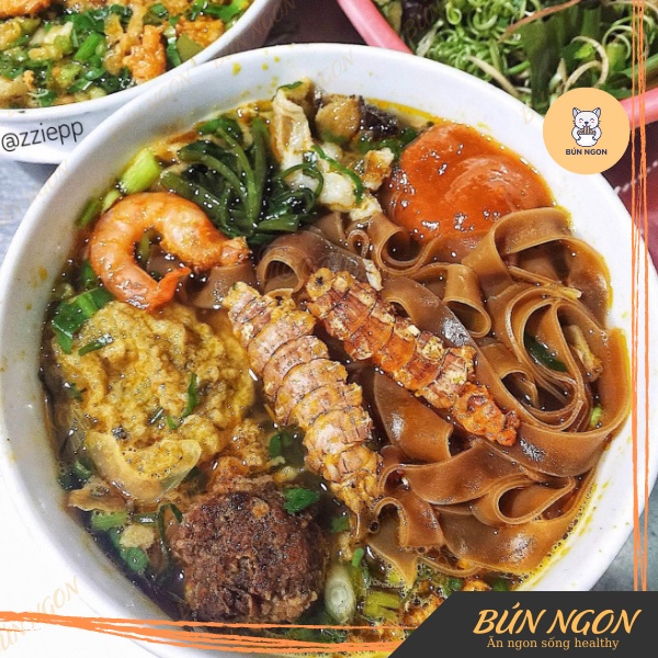 Bánh Đa Cua Hải Phòng, Bánh Đa Đỏ Khô Vifon - Hỏa Tốc - Bún Ngon 300g