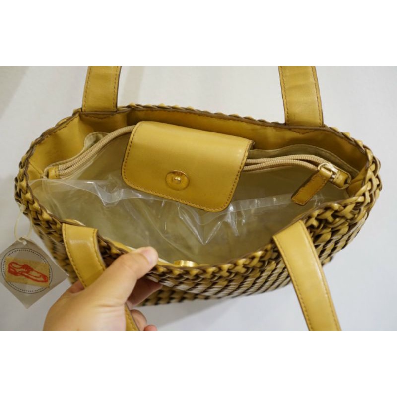 Túi đeo vai da thật - Tote shoulder bag