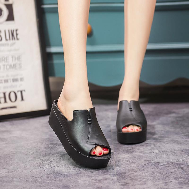 [Mã FSS09JAN hoàn 20% XU đơn từ 0đ]dép nữ đế dày đơn giản