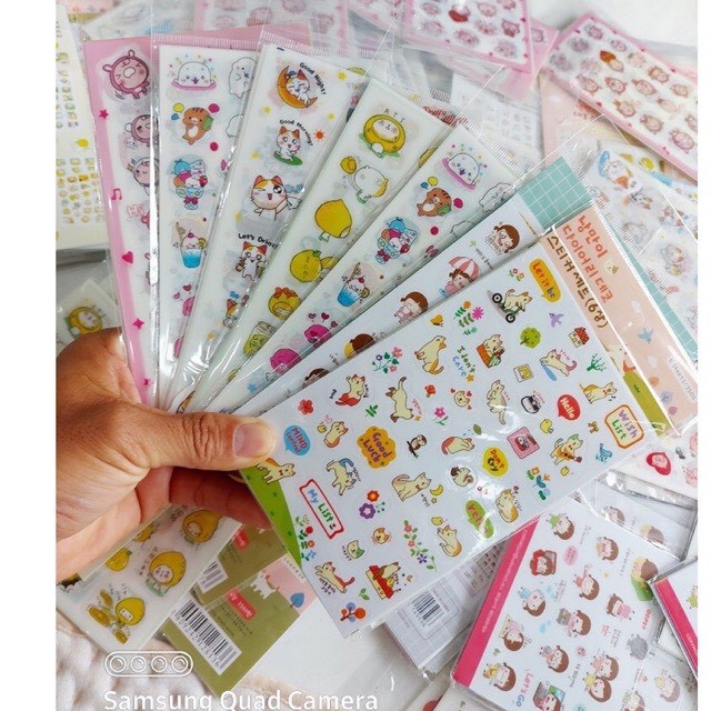 Combo 100 set sticker các loại