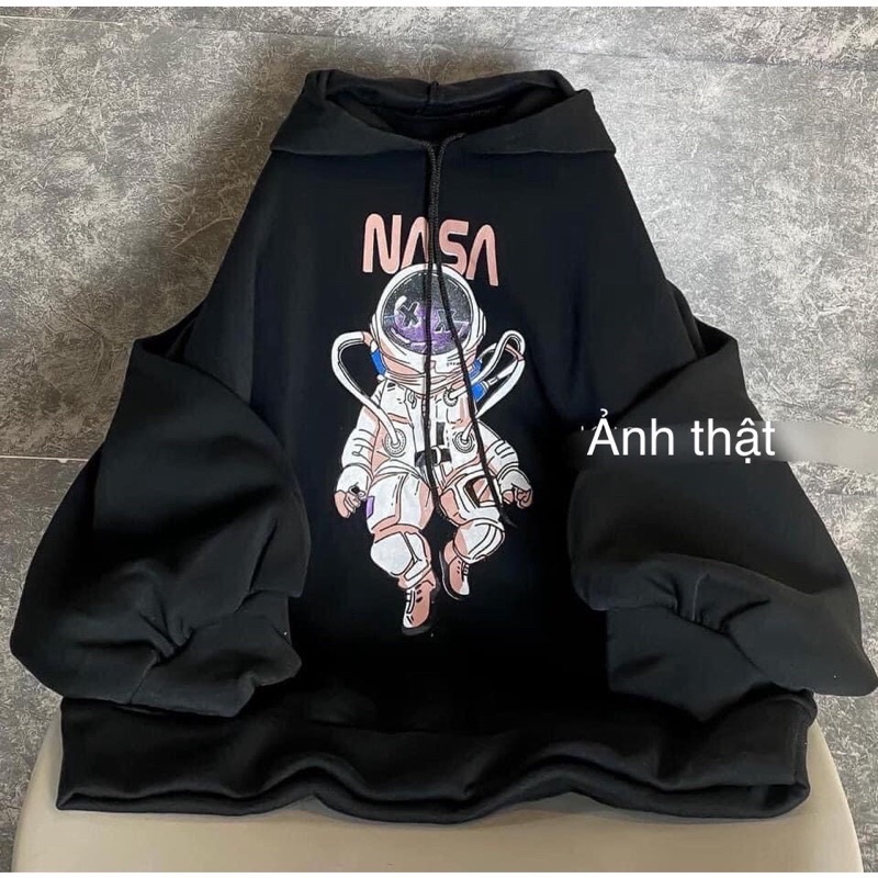 Áo Hoodie Form Rộng Tay Bồng Unisex Nam Nữ , Áo Nỉ Mũ Lót Bông Dày Đẹp In Hình Siêu Chất Rubystore | BigBuy360 - bigbuy360.vn