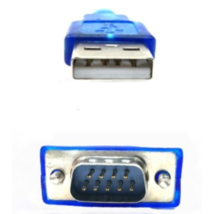 Cáp chuyển đổi từ cổng USB 2.0 sang RS232 Serial 9 Pin DB chuyên dụng (kèm theo đĩa driver)