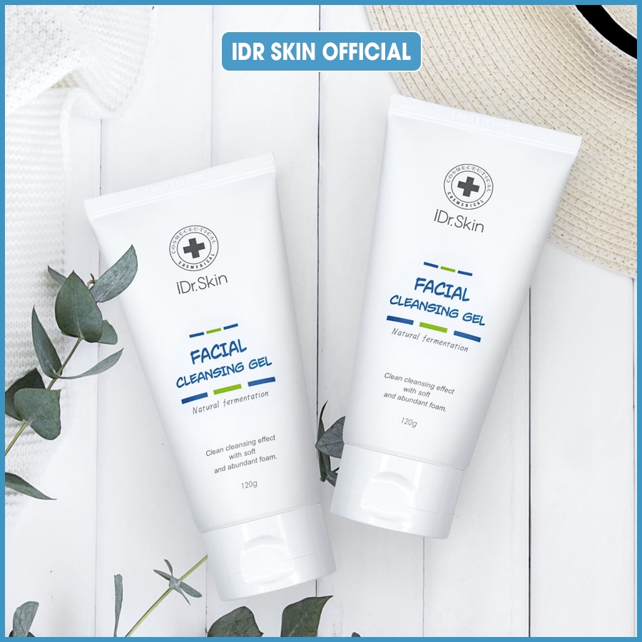 Sữa rửa mặt lên men IDr Skin_ IDr Skin Facial Cleansing Gel 120g dùng được cho da nhạy cảm