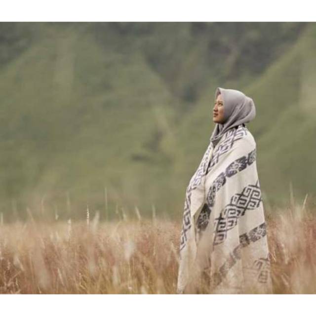 Bộ Chăn + Băng Đô + Vòng Đeo Tay Bằng Vải Dệt Phong Cách Dân Tộc Toraja 01