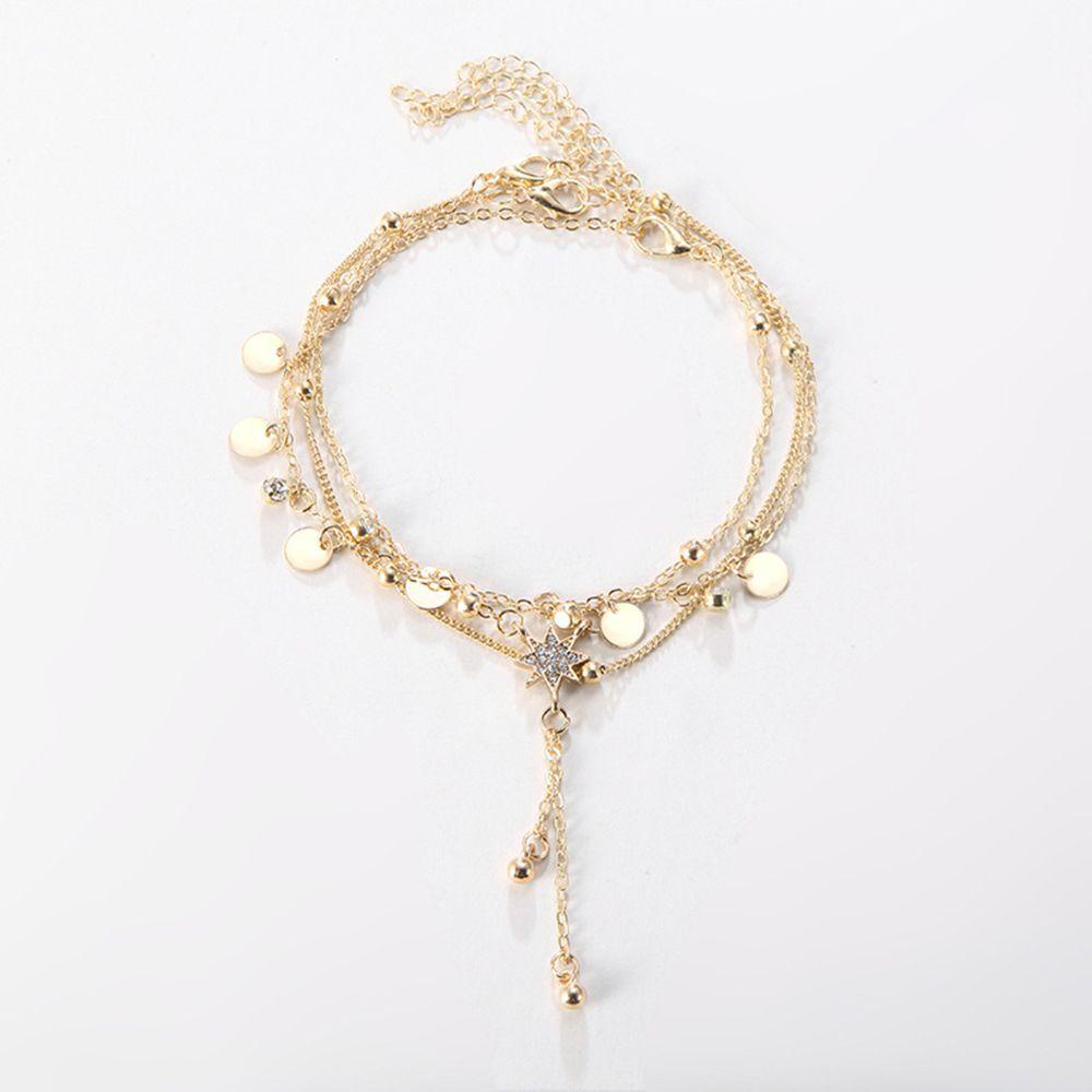 Lắc Chân Dạng Chuỗi Hạt Thời Trang Đi Biển Quyến Rũ Cho Nữ