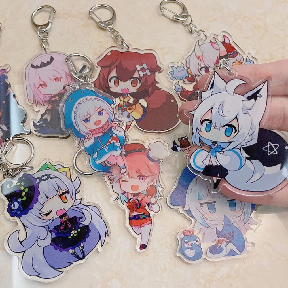 Móc khóa bằng acrylic hình nhân vật anime Hololive Vtuber thời trang