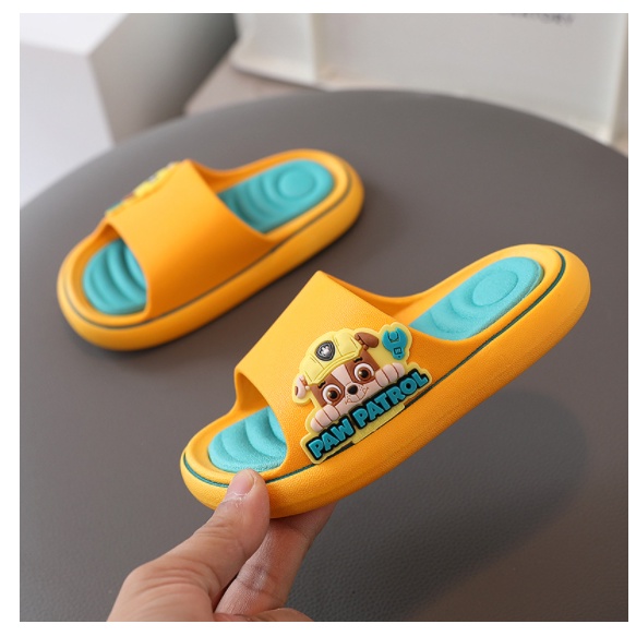 Dép lê, dép quai ngang mẫu mới 2022 Paw patrol chú cho cứu hộ chống trượt siêu đẹp cho bé D003