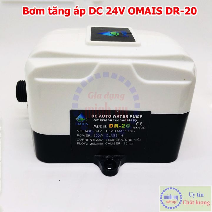 Bơm tăng áp vòi sen - máy giặt - OMAIS 24V DC DR-20