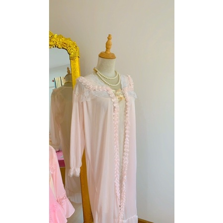 Choàng ngủ tiểu thư kèm váy