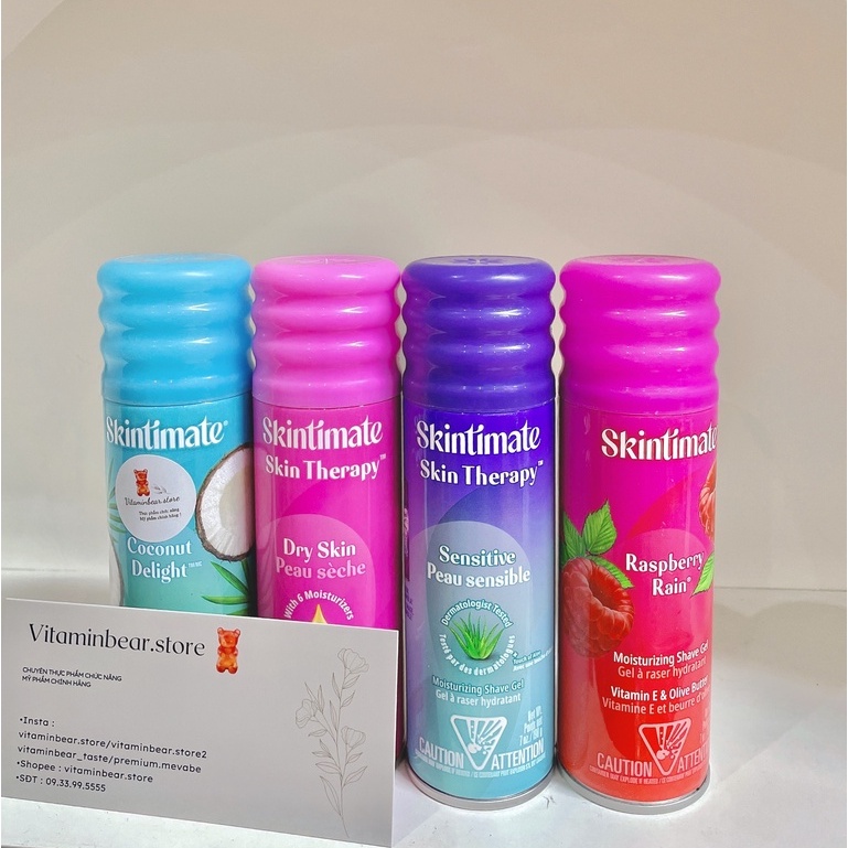 Gel Bọt Cạo Lông Skintimate