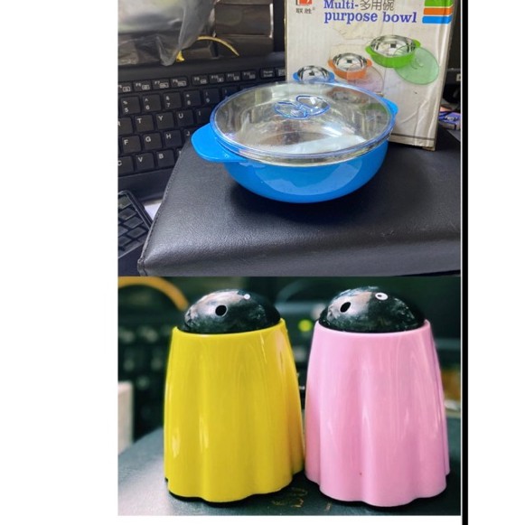 Bát ăn dặm cho bé chống nóng tặng kèm thìa + kèm 1 lọ tăm( sản phẩm siêu KM tri ân khách hàng )