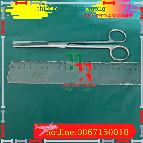 [ Hàng Cao Cấp ] Kéo Y Tế Thẳng Hai Đầu Tù 20cm Parkistan - Kéo Cắt Thuốc 20cm