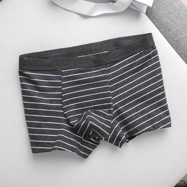 Quần Boxer Nam Sọc Kẻ INF 5 Màu, Chất Vải Thun Cotton Co Giãn Dày Dặn, PK000615, SOMEHOW