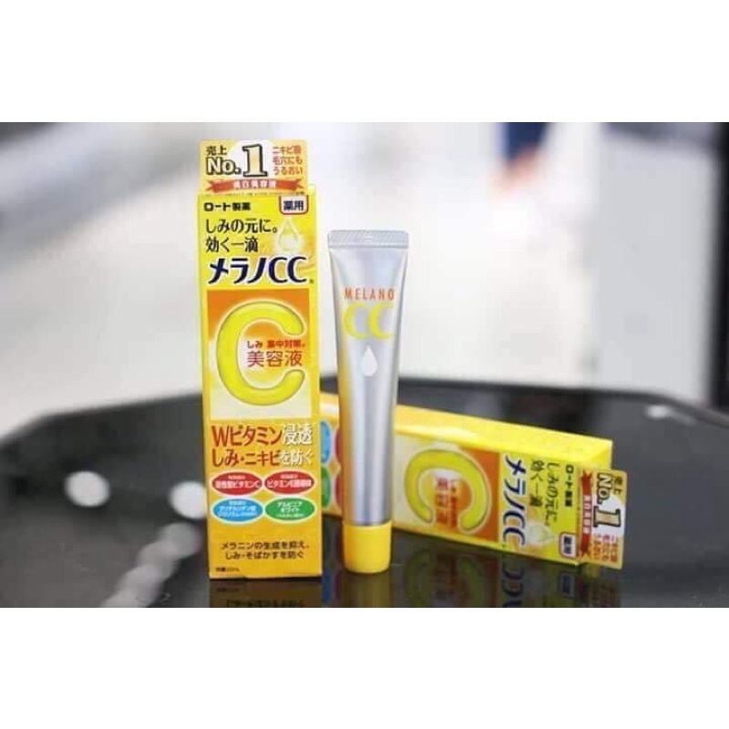 Serum Melano CC Vitamin C, E ngừa mụn và dưỡng trắng