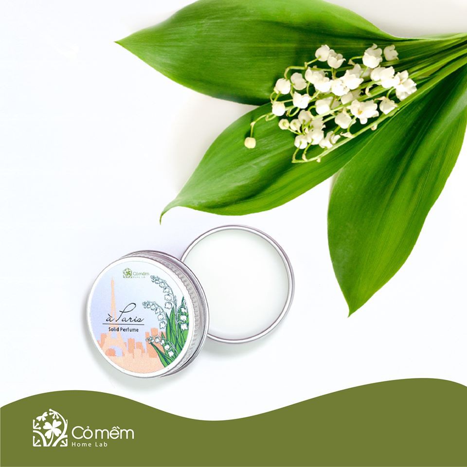 Nước Hoa Khô Thiên Nhiên À Paris Thanh Lịch Hương Hoa Lan Chuông Mơ Chín [TẶNG kèm Túi Vải nhỏ] Cỏ Mềm 10g | Thế Giới Skin Care