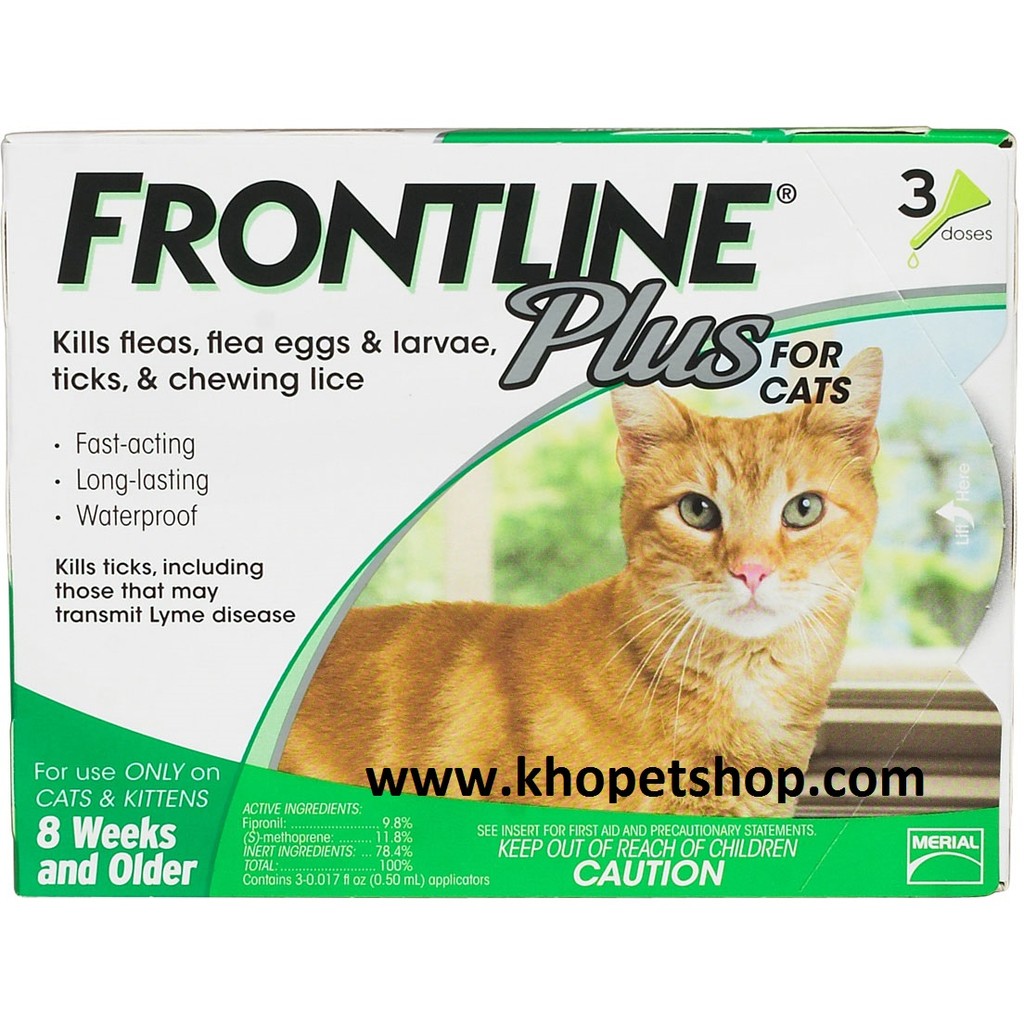 NHỎ GÁY CHO MÈO FRONTLINE PLUS (1 tuýp)