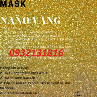 Mask dẻo nano vàng