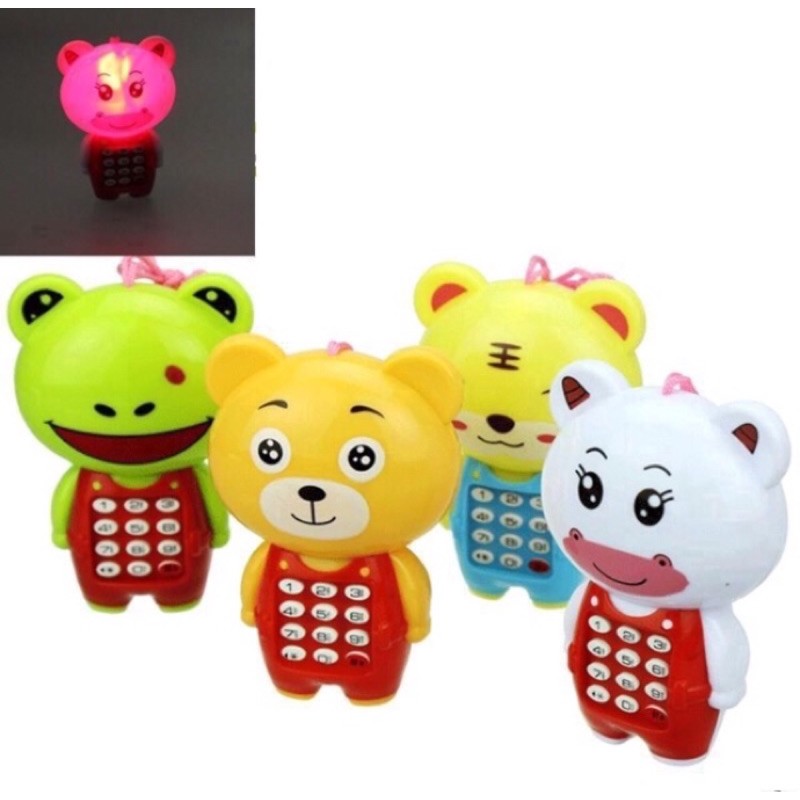 Combo máy tính bảng học tiếng anh và điện thoại đèn nhạc cho bé