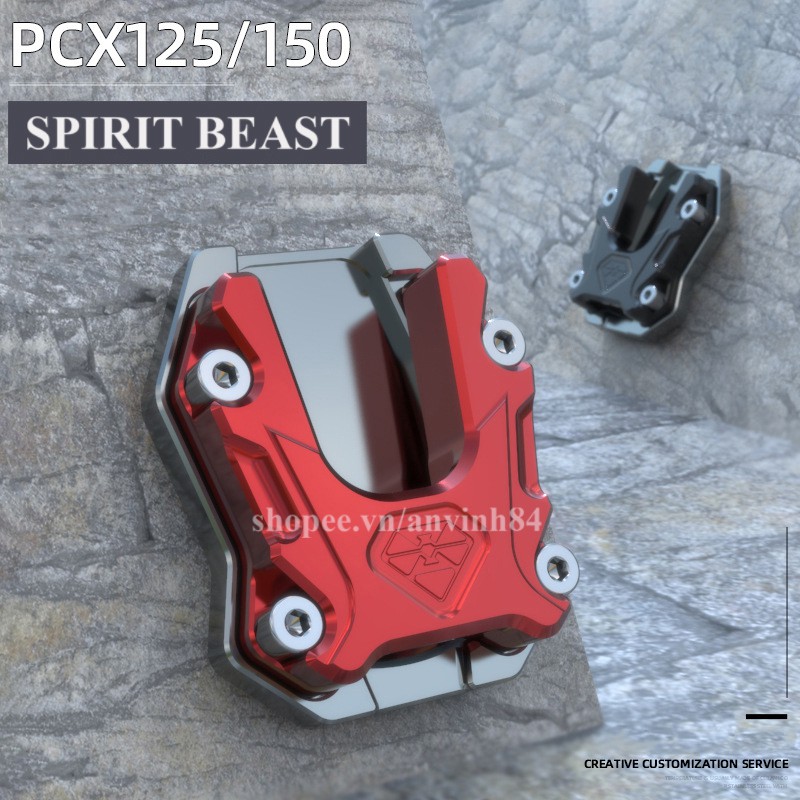 Bọc Chân Chống CNC Spirit Beast Cho Honda PCX 125/150