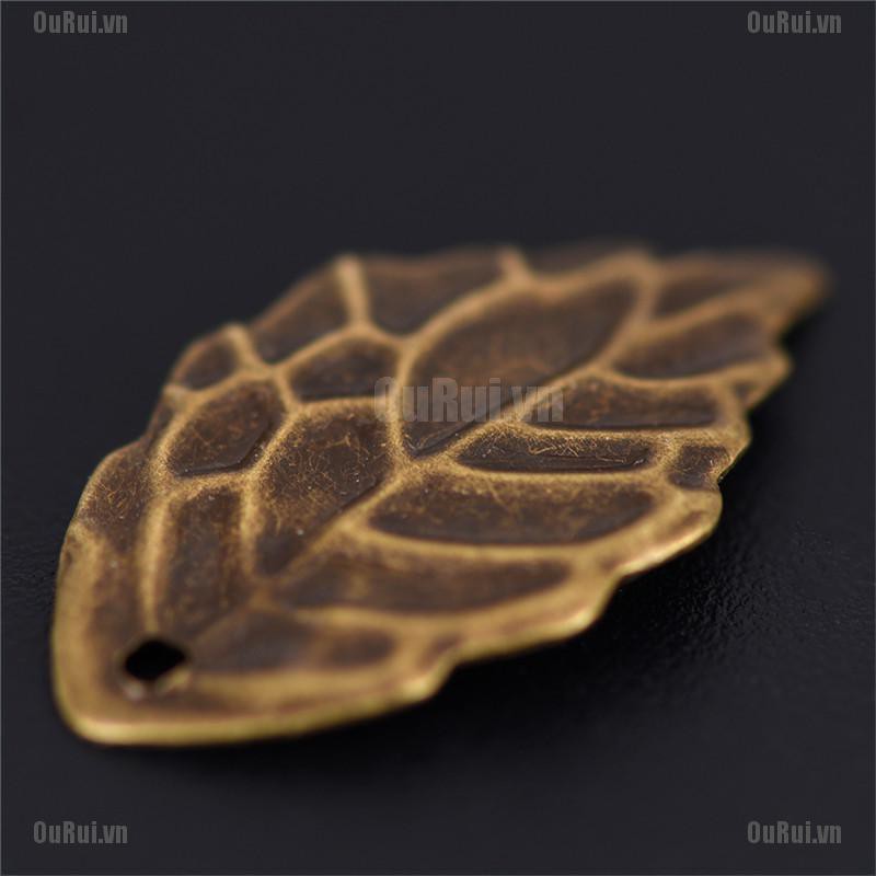 Bộ 50 Chiếc Lá Bằng Kim Loại Chất Lượng Cao