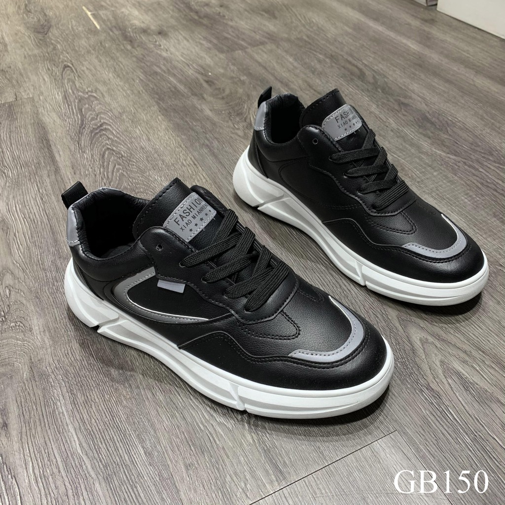 Giày nam sneaker kiểu dáng thể thao, sneaker nam chất da trơn dễ vệ sinh - GB145 giaynamdep