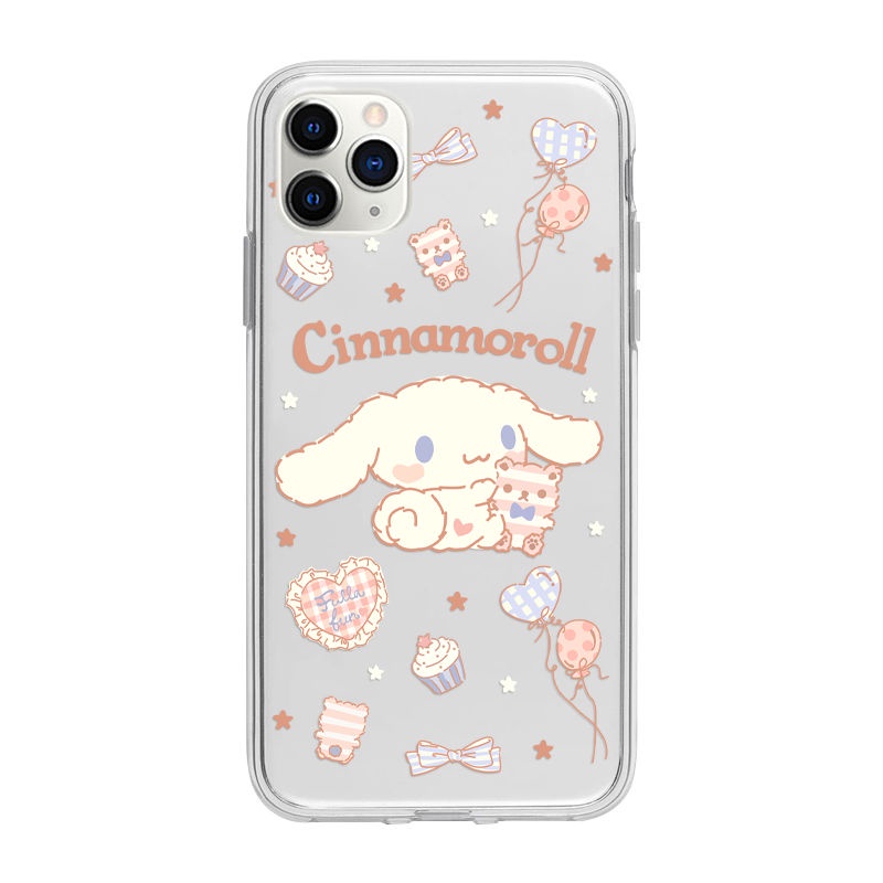 Ốp Điện Thoại Mềm Trong Suốt Hình Cinnamoroll Hoạt Hình Cho Apple 13 Iphone12promax 78plus/XR 6/SE2/5