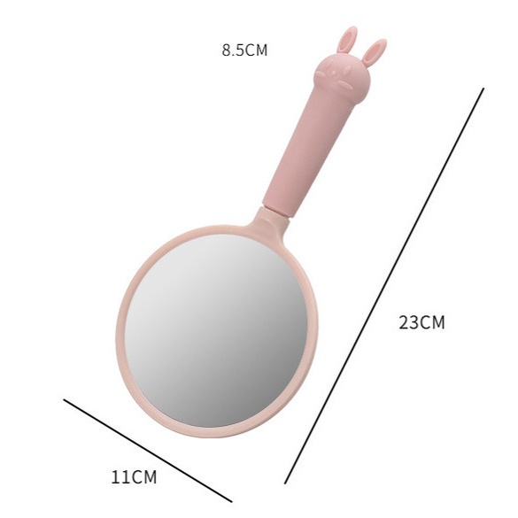 [Hàng mới về] Gương trang điểm/Lược cầm tay hình hoạt hình phong cách Châu Âu cổ điển