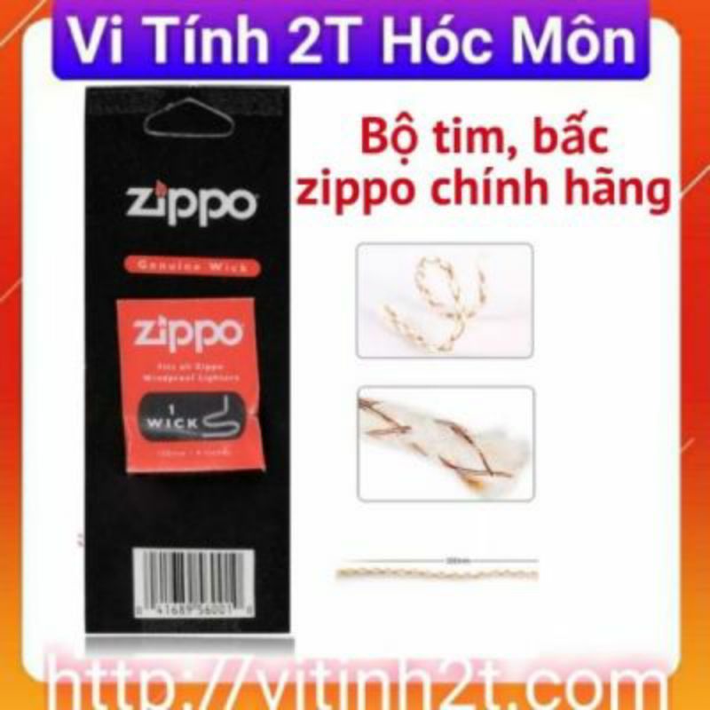 (Hóc Môn) Tim , bấc zipppo chính hãng