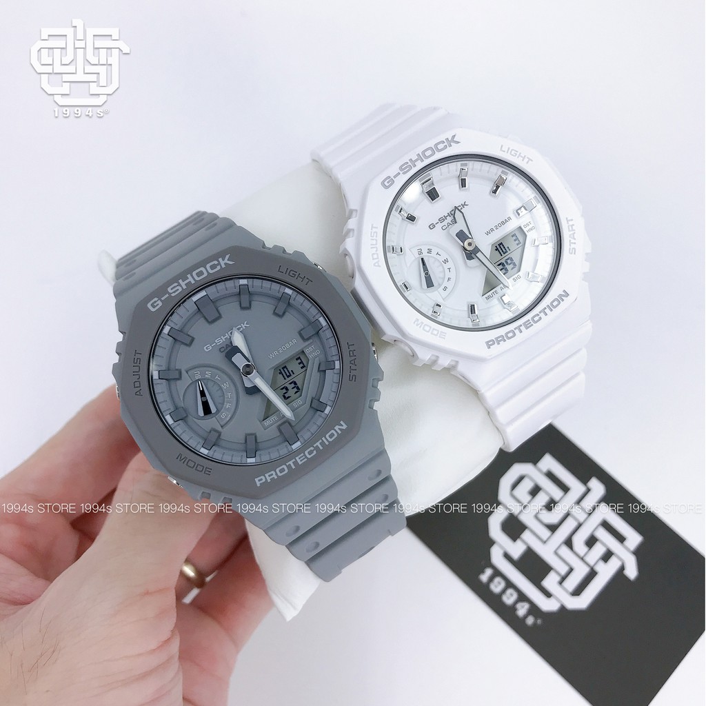 Đồng hồ nữ Casio G-Shock GMA-S2100-7A chống va đập, chống nước 200m, size 42.9mm, hàng chính hãng