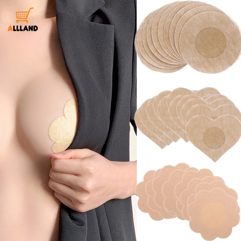 Băng Dán Ngực Bằng Vải Không Dệt Mỏng Vô Hình Dùng Một Lần Cho Nữ