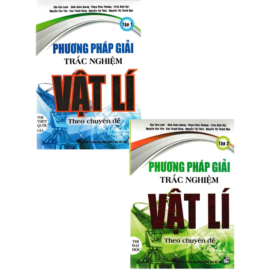 Sách - Combo Phương Pháp Giải Trắc Nghiệm Vật Lí Theo Chuyên Đề (Bộ 2 Cuốn)
