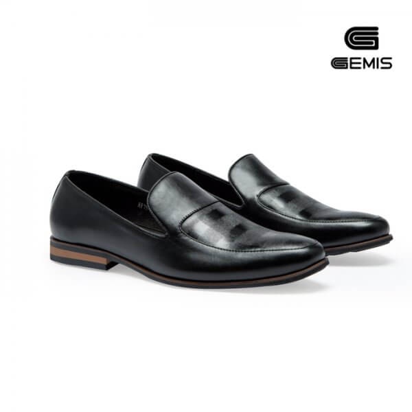 Giày lười nam da bò cao cấp chính hãng tăng chiều cao 3cm GEMIS - GN00144