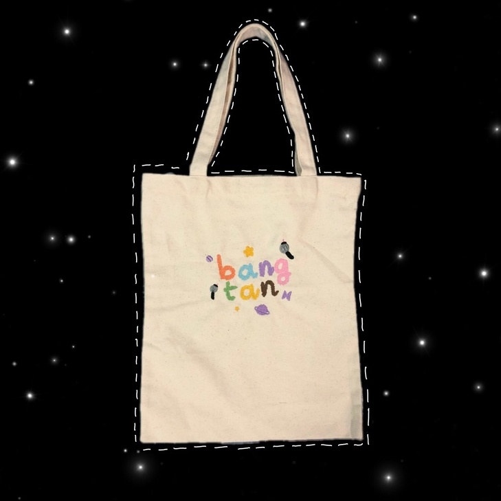 Túi tote nhóm nhạc Kpop quốc tế ánh mặt trời BTS