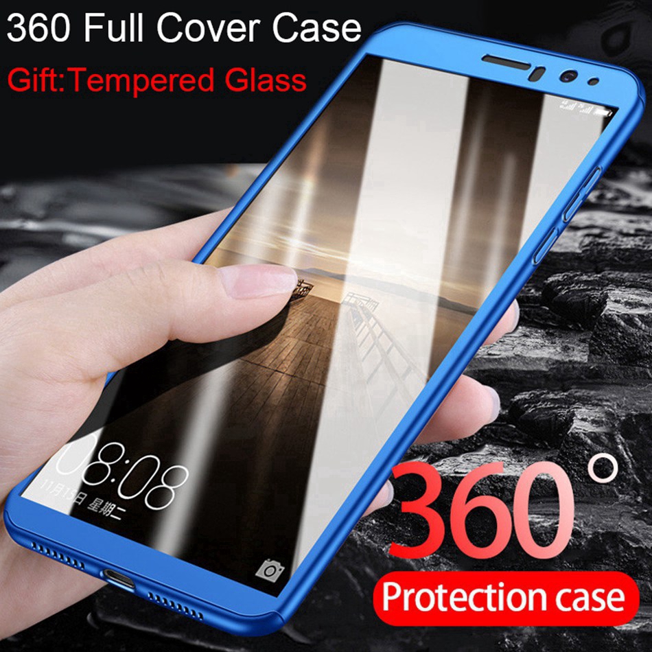 Ốp điện thoại nhựa mờ cứng bảo vệ 360 độ Huawei Honor 9 10 Lite 9 Youth 9i 9N V10